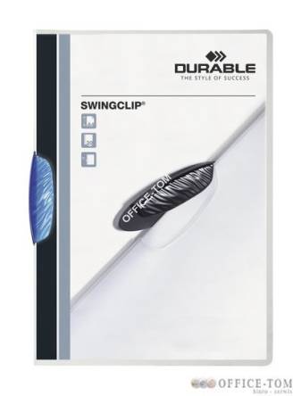 Skoroszyt DURABLE SWINGCLIP 30 niebieski