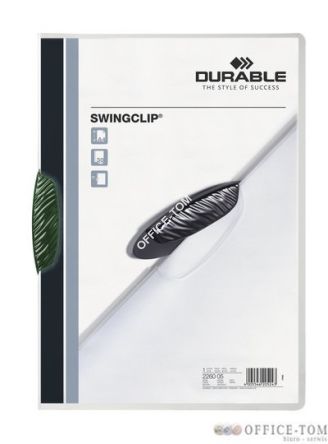 Skoroszyt DURABLE SWINGCLIP 30 zielony