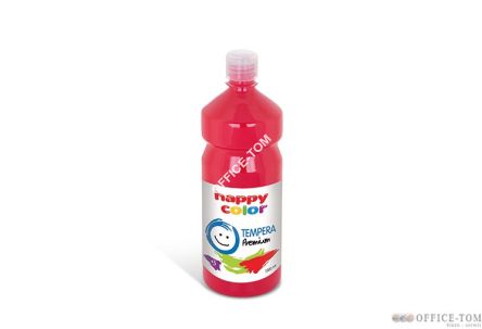 Farba Tempera Premium 1000ml, ciemnoczerwony Happy Color