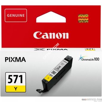 Tusz CANON (CLI-571Y) żółty 323str