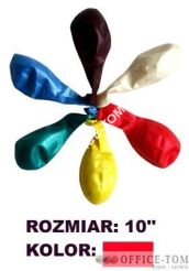 Balon GRAND 10\" metal czerwony 100szt
