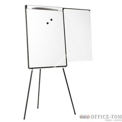 Flipchart BI-OFFICE na trójnogu w ramie aluminiowej 1020X700
