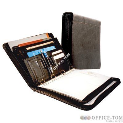 Teczka skóropodobna A4 czarnyST-001 na suwak Michalczyk i Prokop