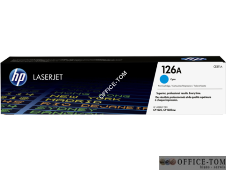 Toner HP 126A (CE311A) niebieski 1000str