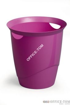 Kosz na śmieci DURABLE TRENDY 16l ciemnoróżowy
