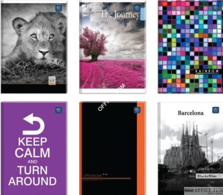 Brulion A4 96 gładki INTERDRUK