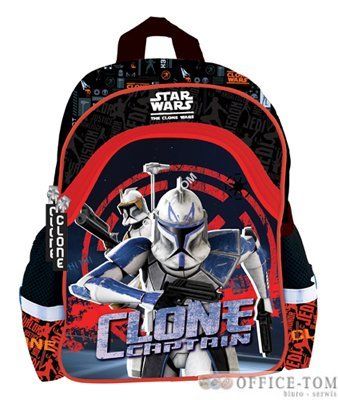 Plecak szkolno-wycieczkowy 12\'\' CLONE WARS ST.MAJEWSKI