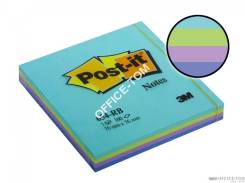 Bloczki samoprzylepne 3M POST-IT® 654-RB 76x76 Morski 100k