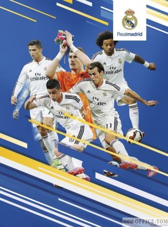 Zeszyt A5 32k linia kolor REAL MADRYT  ASTRA