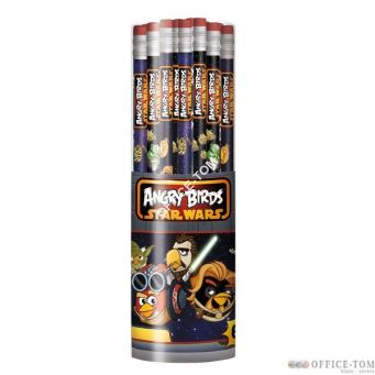 Ołówki grafitowe w tubie 60 szt. ANGRY BIRDS & STAR WARS II