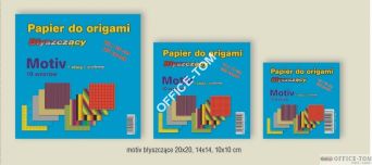 Papier ORIGAMI 20x20cm 100kartek motiv CORMORAN *1427