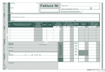 Faktura VAT MICHALCZYK I PROKOP A5 80 kartek