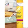 Etykiety AVERY ZWECKFORM adresowe przezroczyste A4, 25 ark./op., 45,7 x 25,4 mm, przezroczyste - 2
