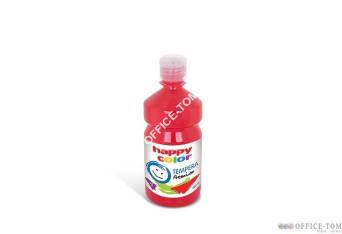 Farba tempera Premium 500ml, ciemnoczerwony Happy Color