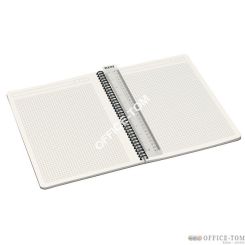 Kołonotatnik Office PP A4, w kratkę, czerwony 44950025 Leitz