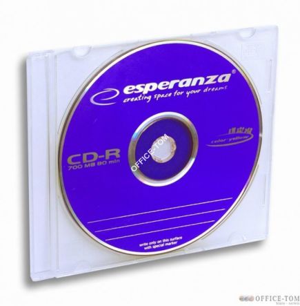CD-R ESPERANZA Multicolor (Blue) Slim 1