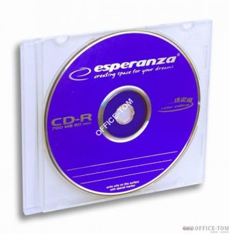 CD-R ESPERANZA Multicolor (Blue) Slim 1