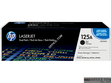 Toner HP 125A (CB540AD) czarny 2x2200str 2szt