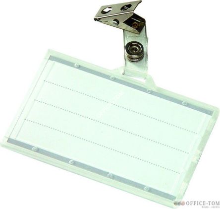 Identyfikator z klipsem DONAU 85x50