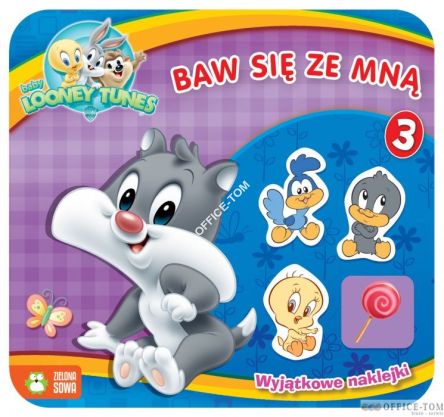 Książka LT Baw się ze mną 3. Zeszyty dla najmłodszych 3 (BABY LONNEY TUNES) 9788378957324 Zielona Sowa