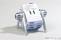 Kartoteka obrotowa TELINDEX® flip na 500 wizytówek srebrna