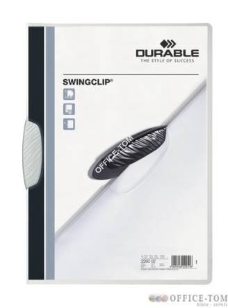 Skoroszyt DURABLE SWINGCLIP 30 biały