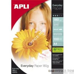 Papier Foto APLI A4 180g błyszczący (glossy)100
