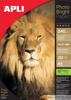 Papier Foto APLI A4 200g błyszczący-glossy (20)