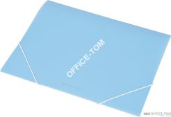 Teczka Na Gumkę A4 Transparentna Kolor Ex4302 Niebieska PANTA PLAST