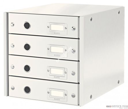 Pojemnik z 4 szufladami Leitz C&S, biały