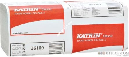 Ręcznik ZZ KATRIN biały CLASSIC 25 % makulatury, 20x150 listków, 232 x 230 mm 65944