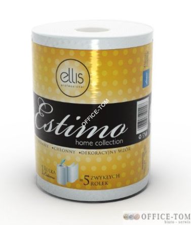 Ręcznik w roli ELLIS Estimo 50m 2 warstwy celuloza 250 listków 2998