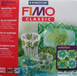 Zestaw FIMOclassic \"millefiori\" 4 kostki 56g + akcesoria