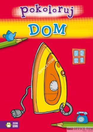 Książka POKOLORUJ DOM 9788378957867 Zielona Sowa