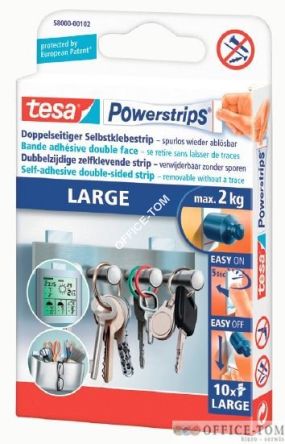 Plastry samoprzylepne 8szt.+Haczyki5szt.TESA Powerstrips Deco 58900-00017-0