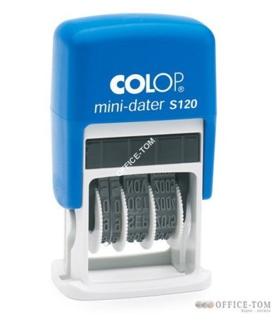 Datownik Mini S120 ISO pod.czarna COLOP