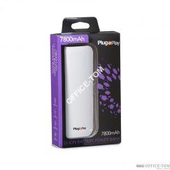 Power Bank PLUG & PLAY 7800MA 1xUSB biały