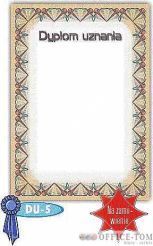 Dyplom WARTA uznaniowy 250g/m2