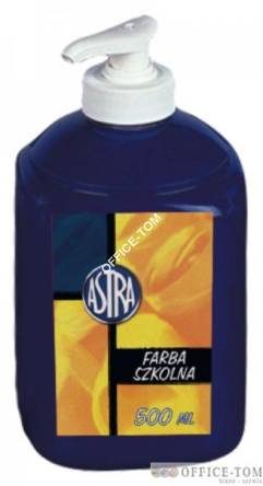 Farba szkolna 0,5l niebieska