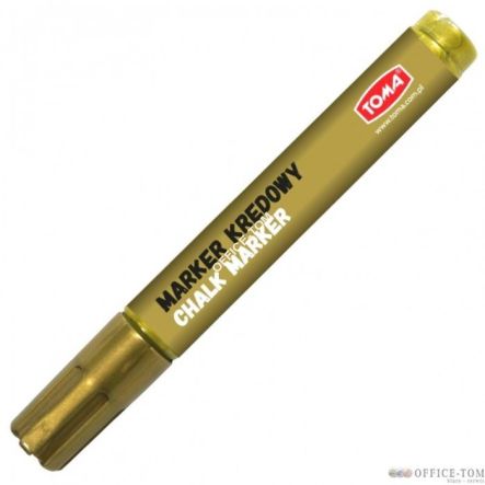 Markery kredowe końcówka 15x8mm -ZŁOTY TOMA