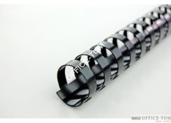 Grzbiety GBC plastikowe 12mm - 100 szt. Czarne