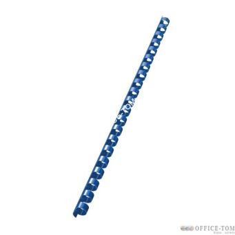 Grzbiety palstikowe LEITZ do bindowania   10 mm, niebieski