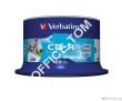 Płyta VERBATIM CD-R  cake 50  700MB  52x  do nadruku Inkjet  DataLife+ AZO - 2