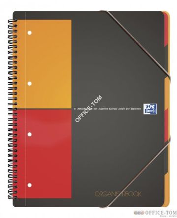 Kołozeszyt A4 80K krata Pp Oxford Organiserbook International
