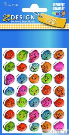 Naklejki AVERY ZWECKFORM Z-Design Creative 3D Balony