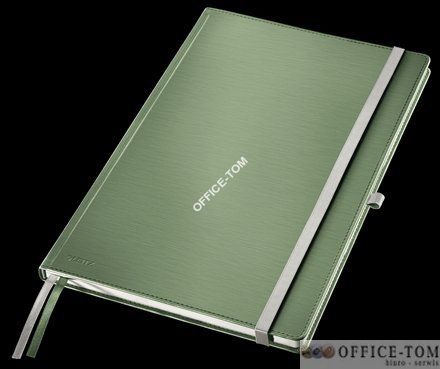 Notatnik w twardej oprawie Leitz Style A4 w kratkę seledynowy