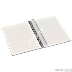 Kołonotatnik Office Card A4, w kratkę, żółty 46470015 Leitz