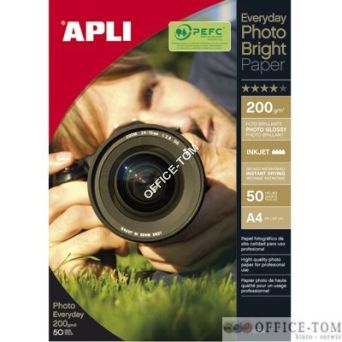 Papier Foto APLI A4 Everyday 200g błyszczący (glossy)50