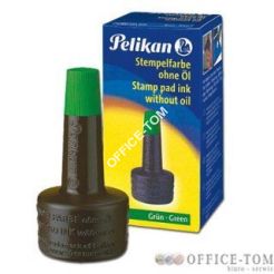 Tusz do stempli 28ml zielony PELIKAN