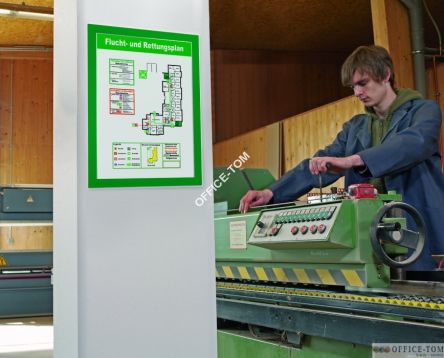 Ramka MAGAFRAME A4 - samoprzylepna magnetyczna , zielona Durable